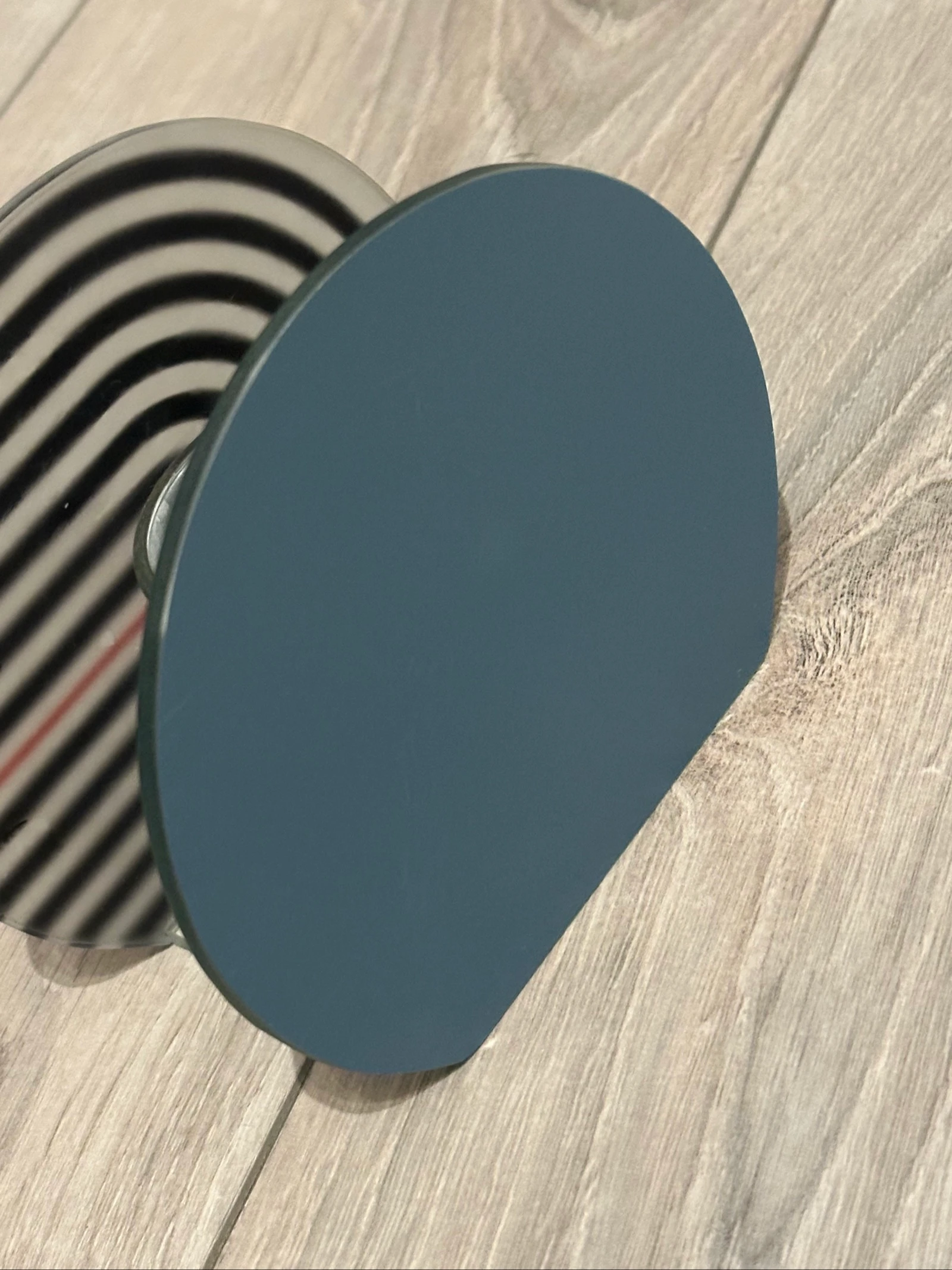 Glazen design theelichtkaars - contemporaine / industriële / retro stijl zwart en zilver – photo 6